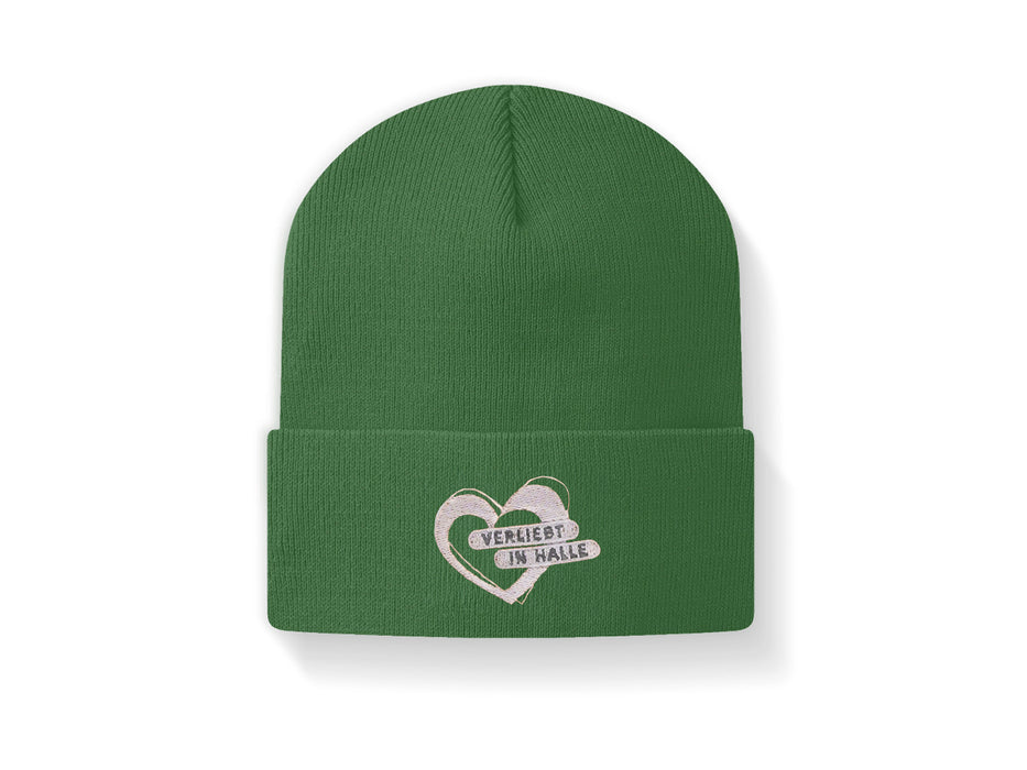 Mütze "Verliebt in Halle" Beanie