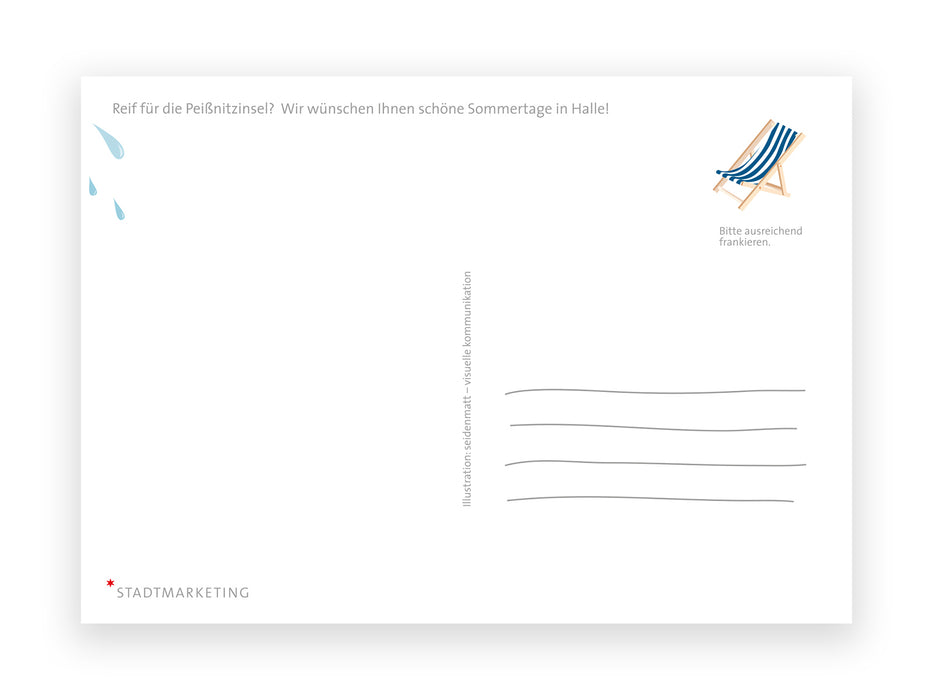 Postkarte "Finni & Rudi" – Sommer