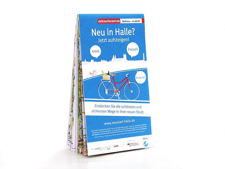 Rad- und Wanderstadtplan "Halle (Saale)" Wissen, wo es lang geht Rad- und Wanderstadtplan von Halle (Saale).