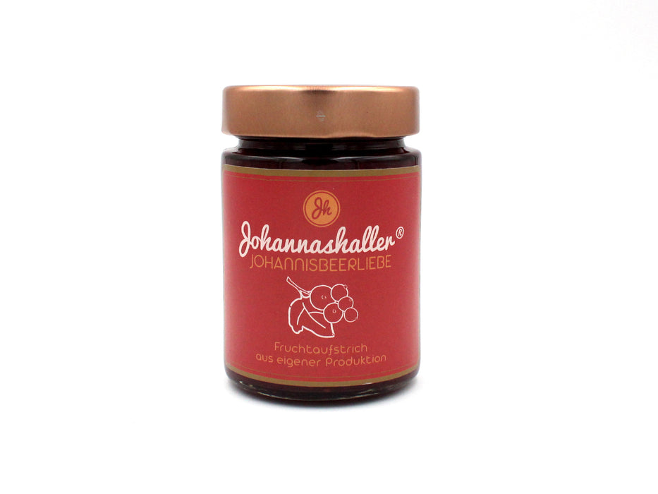 Fruchtaufstrich Johannashaller "Johannesbeerliebe"