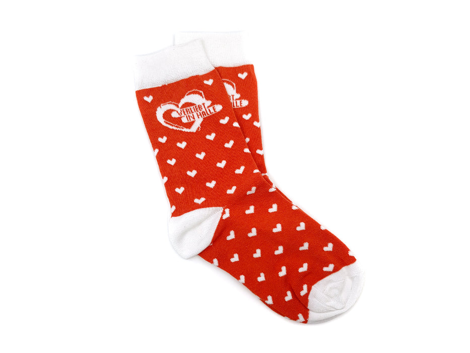 Socken "Verliebt in Halle"