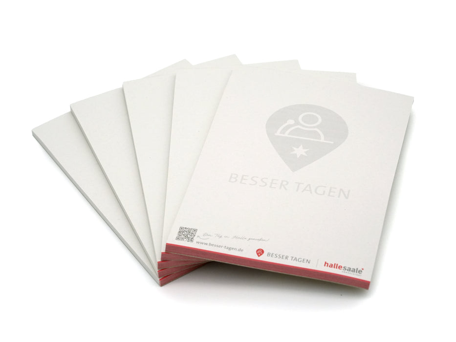 A5-Notizblock "BESSER TAGEN"
