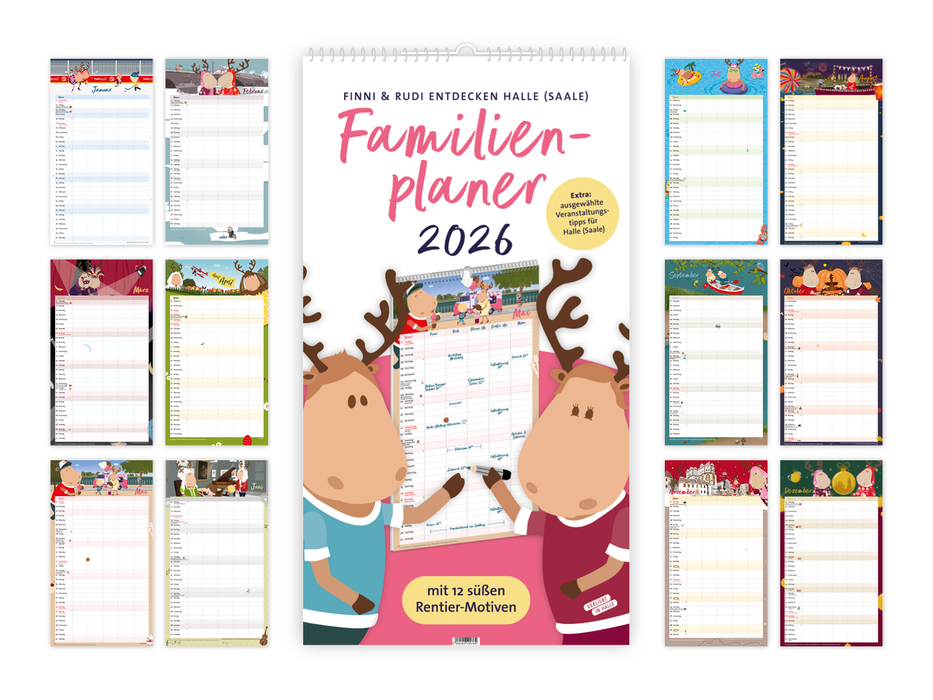 Familienplaner "Finni & Rudi" 2026
