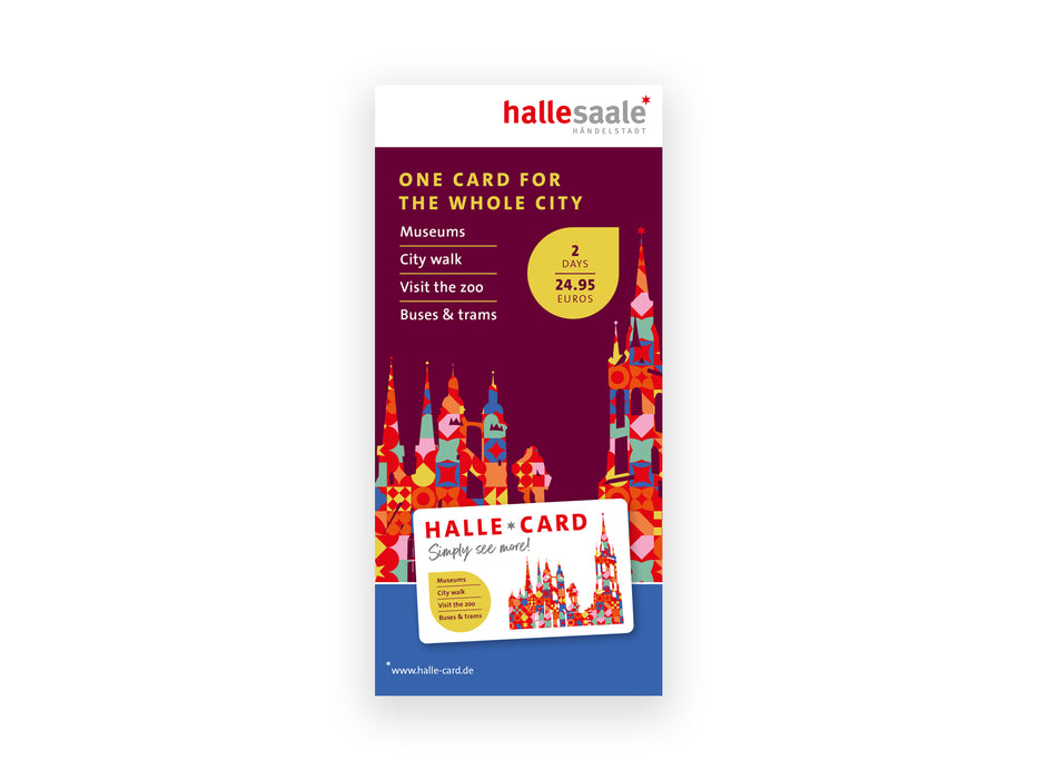 Halle Card Flyer English