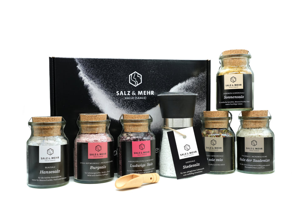 Geschenkbox mit großen Salzschätzen