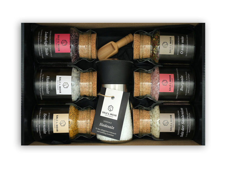 Geschenkbox mit großen Salzschätzen