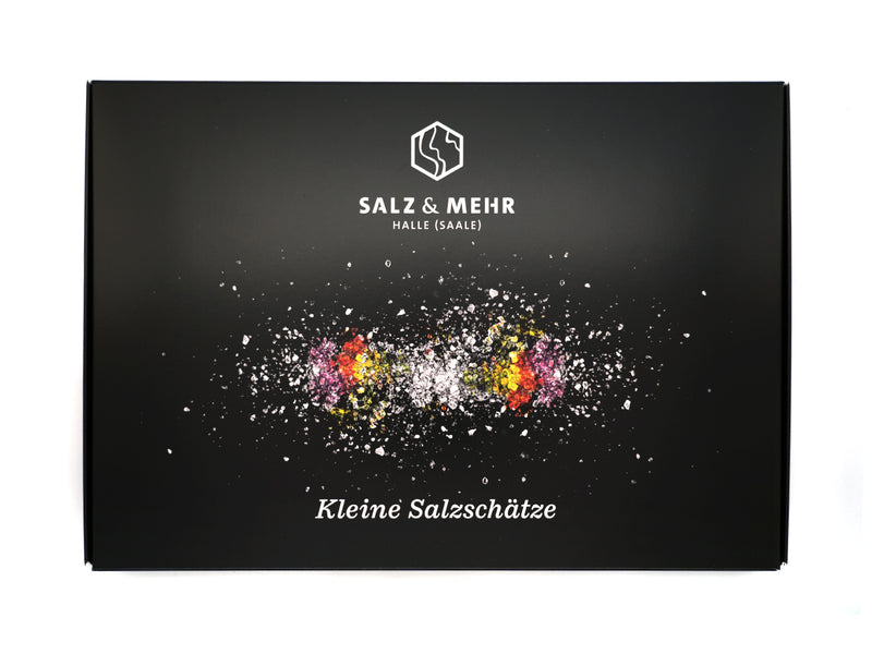 Geschenkbox mit 8 kleinen Salzschätzen
