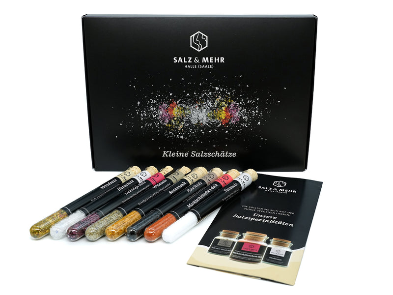 Geschenkbox mit 8 kleinen Salzschätzen