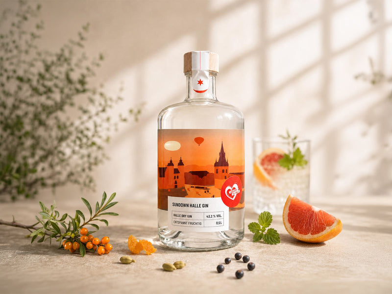 Dry Gin "Sundown Halle"