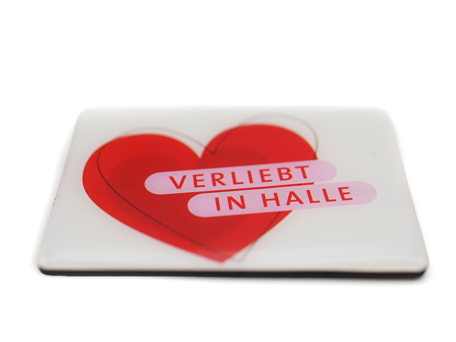 Magnet „Verliebt in Halle“