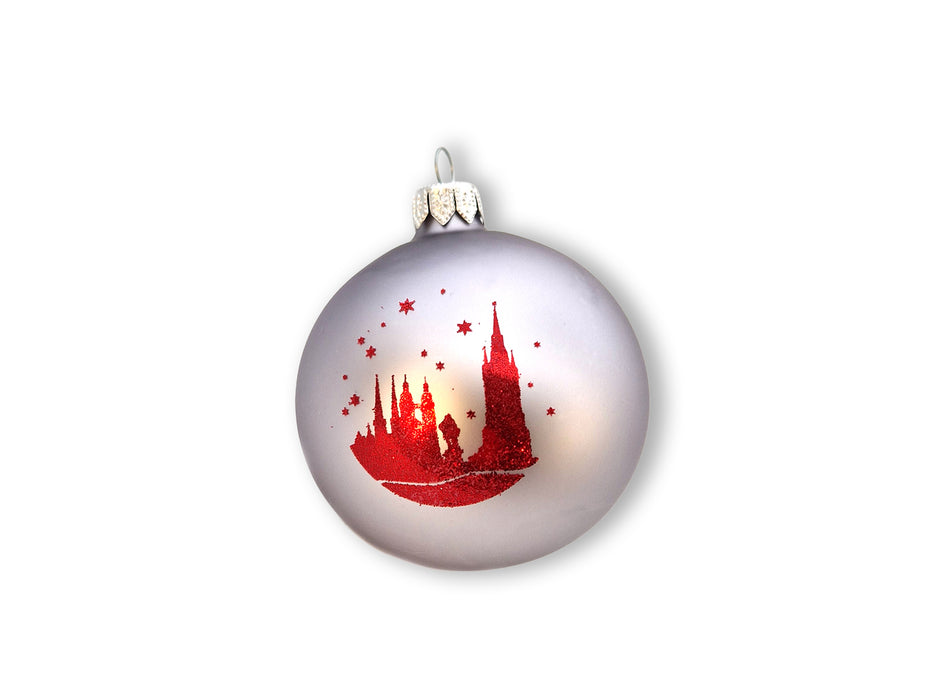 Weihnachtskuller "Fünf Türme" silber