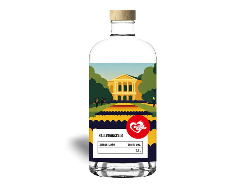 Zitrus-Likör "Hallemoncello"