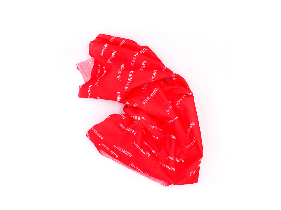 Multifunctional scarf "hallesaale*" red