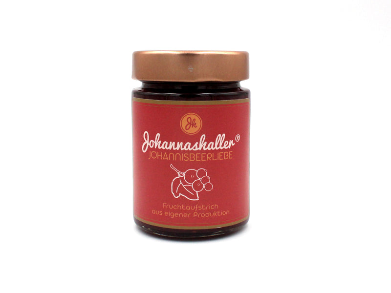 Fruchtaufstrich Johannashaller "Johannesbeerliebe"