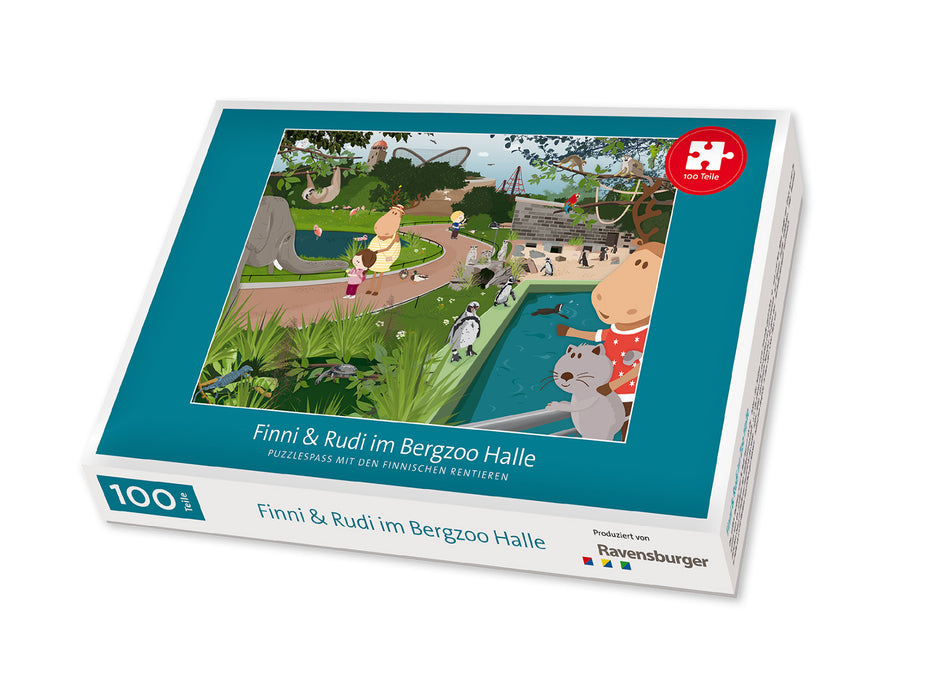 Puzzle "Finni & Rudi im Bergzoo Halle"